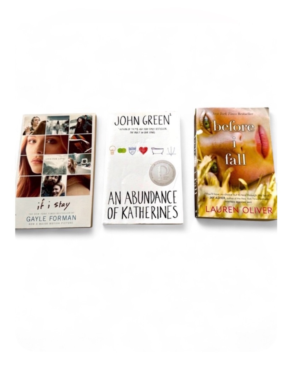 Lot of 3 YA Young Adult Softcover Books